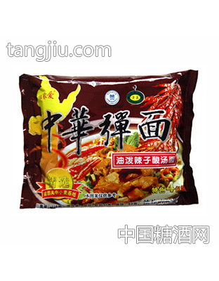 中华弹面油泼辣子酸汤面