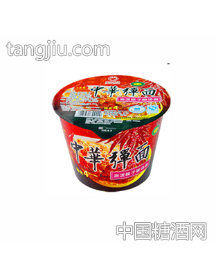 中华弹面油泼辣子酸汤面桶装