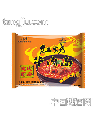 建忠厨房红烧牛肉面110g