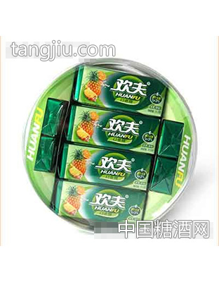 欢夫口香糖菠萝香橙