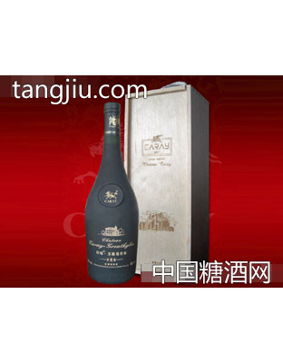 人头马赤霞珠干红雕刻木盒装