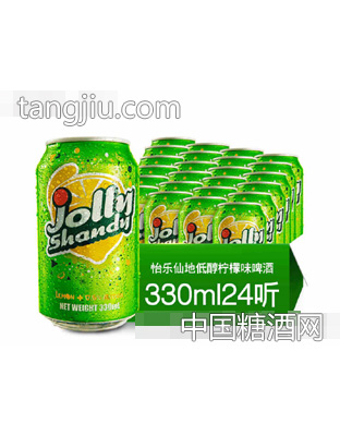 怡乐仙地柠檬味啤酒罐装330ml