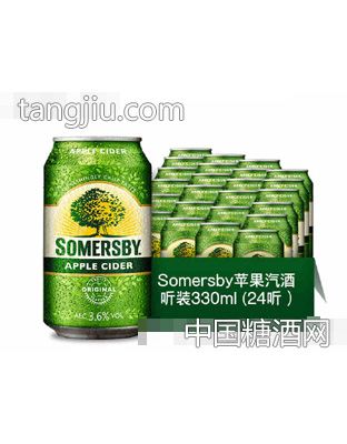 嘉士伯自然泡Somersby苹果汽酒罐装330m