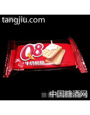 Q8牛奶脆脆牛奶味普通韧性饼干