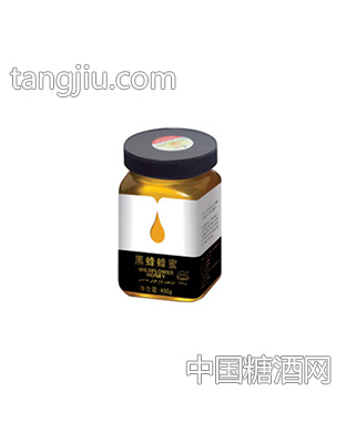 新疆济康牌黑蜂蜂蜜450克