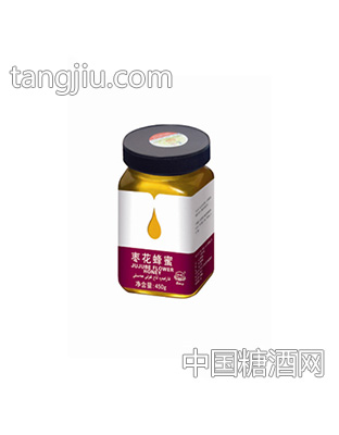 新疆济康牌枣花蜂蜜450克