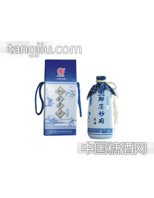 妙府老酒青花瓶（500ml）