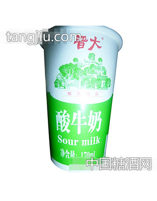 晋大酸牛奶170ml