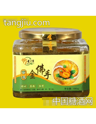 蜜炼金佛手