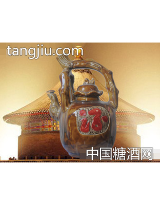 陶瓷酒根雕酒壶