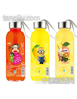 草莓、芒果、水蜜桃果汁饮料300ml