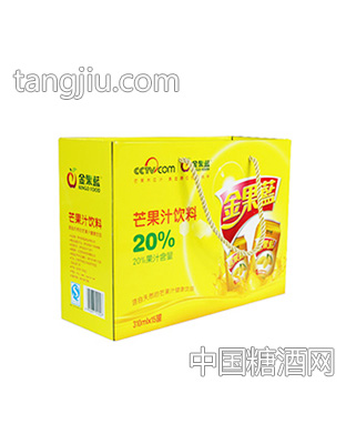 金果蓝芒果汁饮料礼盒装310mlx15