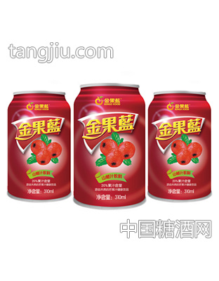 金果蓝山楂汁饮料