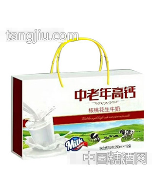 中老年高钙核桃花生牛奶