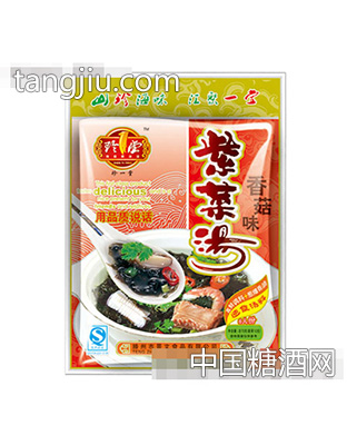 珍一堂紫菜汤香菇味72克（大红）