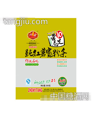 珍一堂纯红薯宽粉条圆饼300克