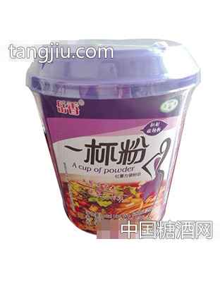 岳香一杯粉红薯方便粉丝（酸辣粉）