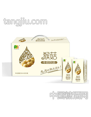 忠厚猴菇牛奶箱装