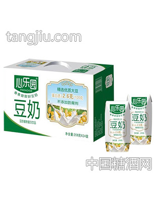 心乐园豆奶208gx24盒