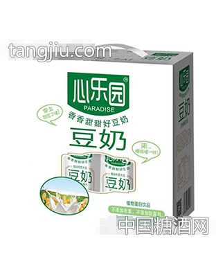 心乐园豆奶208gx16盒