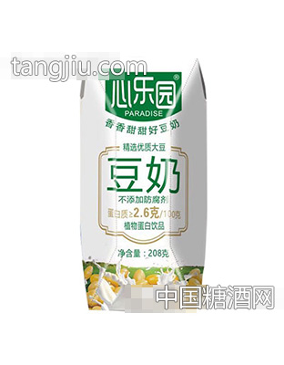 心乐园豆奶208g
