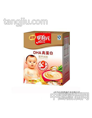 DHA高蛋白营养米粉3段