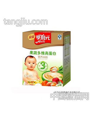 果蔬多维高蛋白营养米粉3段