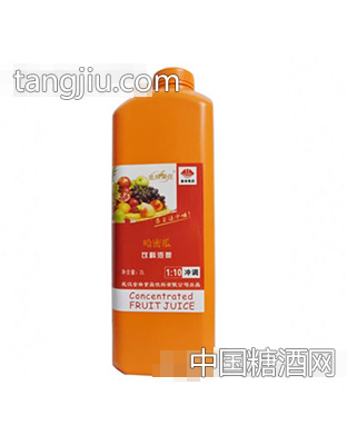 金林果农哈密瓜饮料浓浆2l