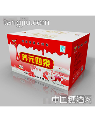 金利尔养元四果桃味箱装180mlx20杯