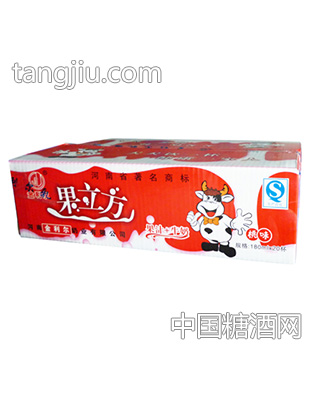 180mlx20杯桃味金利尔果立方果汁牛奶