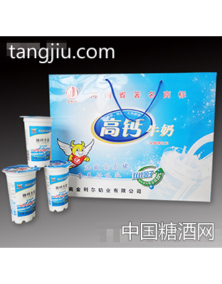 金利尔高钙牛奶乳酸菌饮料手提装