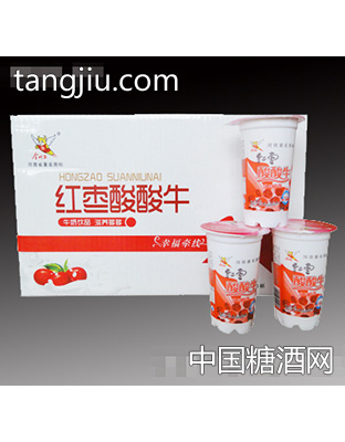 180mlx20杯金利尔红枣酸酸牛