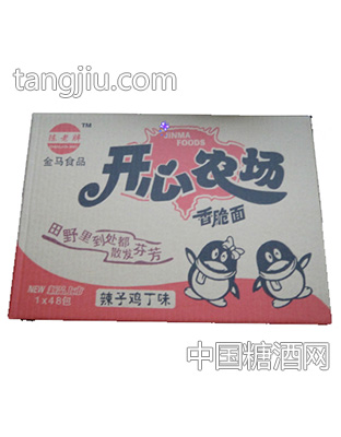 开心农场香脆面辣子鸡丁味1x48包
