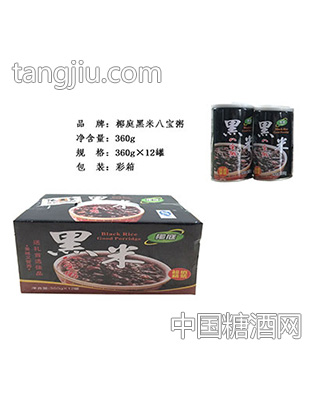 椰庭黑米八宝粥360gx12罐