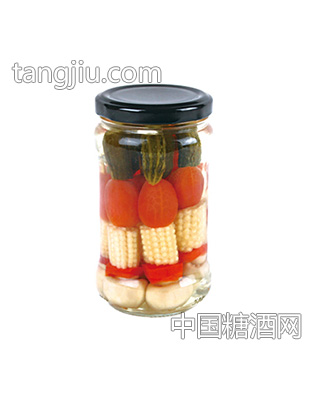 混合菜罐头(玻璃瓶)
