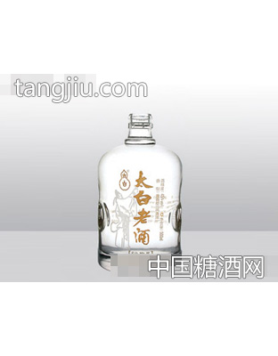 金鹏高白料玻璃瓶太白老酒JP