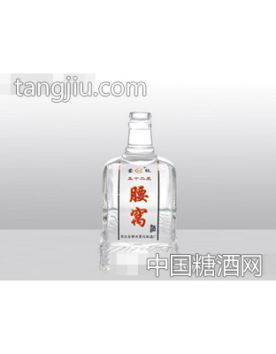 金鹏高白料玻璃瓶腰窝酒JP