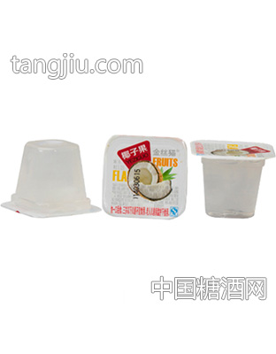 金丝猫椰子果味果冻