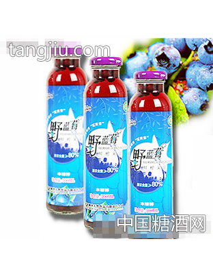 锦秋森林无糖野蓝莓300ml