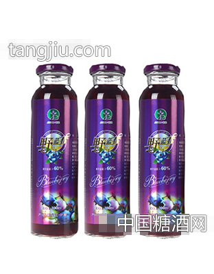 锦秋野生蓝莓果汁紫标