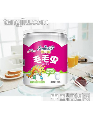 婷毛毛虫酥性饼干（牛奶味）