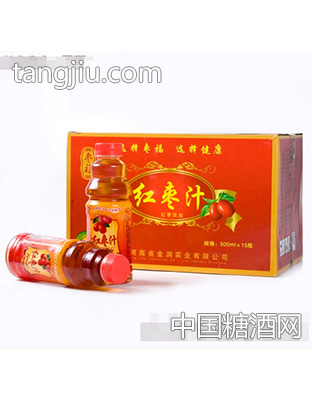 金润红枣汁盒装