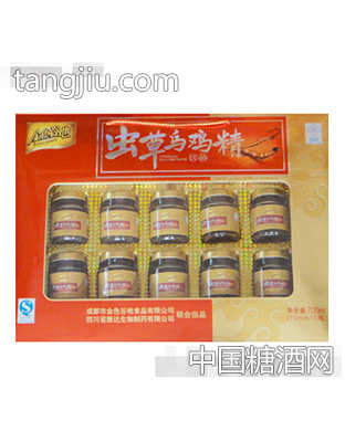 金色谷地700ml虫草乌鸡品