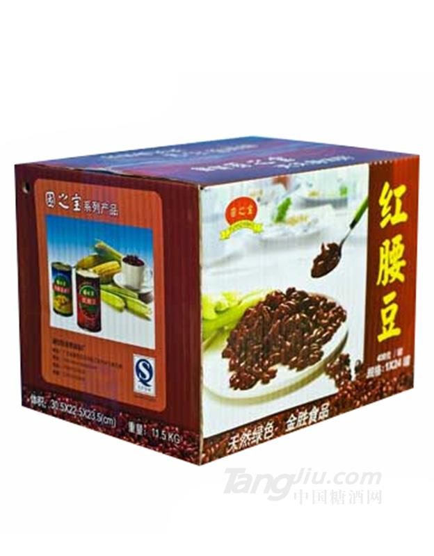 园之宝红腰豆罐头24罐箱装