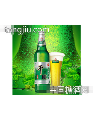 精酿绿色纯生干啤