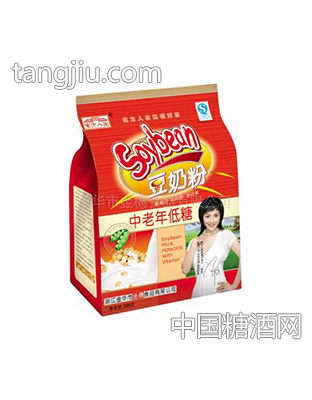 袋装中老年低糖豆奶粉