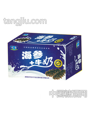 冠香海参牛奶袋装箱