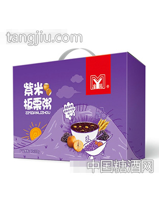 板栗世家紫米板栗粥12x320g