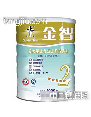 金智较大及幼儿配方奶粉