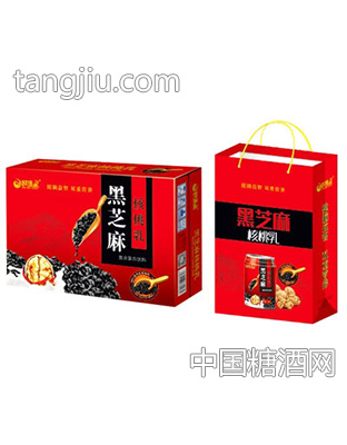 智博星黑芝麻核桃乳复合蛋白饮料礼盒